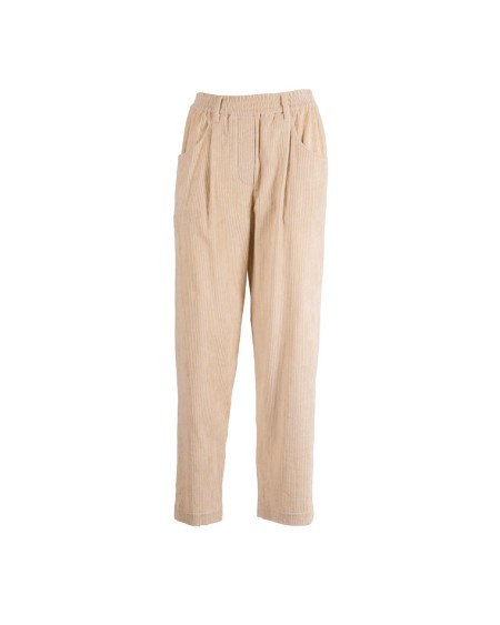 Shop BRUNELLO CUCINELLI  Pantalone: Brunello Cucinelli pantalone Baggy in corduroy di cotone comfort.
Pantalone pull-up.
Tasche frontali.
Tasche posteriori.
Pince.
Sfoderato.
Composizione: 99% COTONE, 1% ELASTAN.
Fabbricato in Italia.. MD574P8773-C1934
